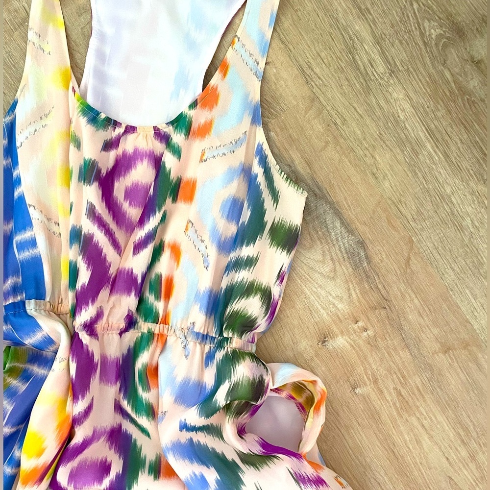 Silk lightweight dress with pockets